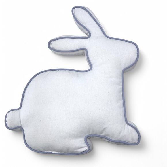 Lillian August Home Bunny Throw Pillow Decor Embroidered Stuffed Easter Spring - Picture 5 of 5